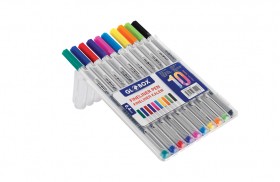 İnce Uçlu Keçeli Kalem 10'lu