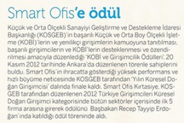 Smart Ofis Kırtasiye Frekans dergisi haberi